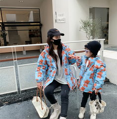 Doudoune-mere-fille-avec-imprime-4