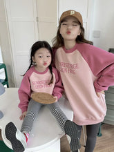Sweat assorti mère-fille en coton