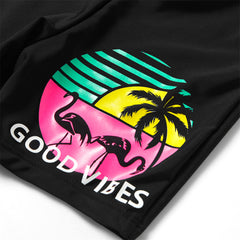 Maillot de Bain Famille Flamant Rose