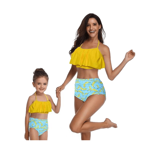 Maillot de bain mère fille banana moon