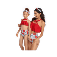 Maillot de bain mère fille coordonné