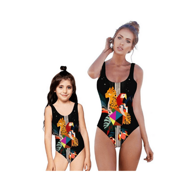 Maillot de bain mère fille fantaisie