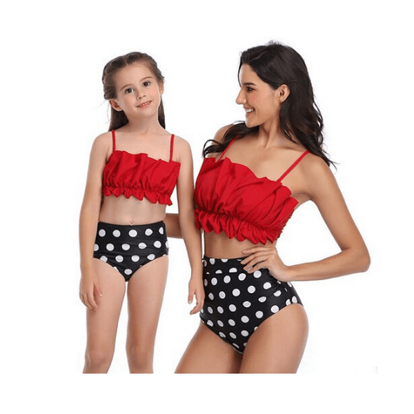 Maillot de bain mère fille glamour