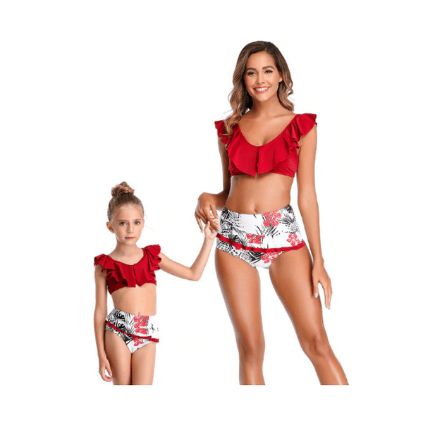 Maillot de bain mère fille identique