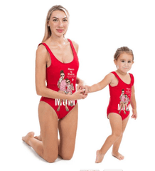 Maillot de bain mère fille je t'aime