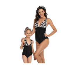 Maillot de bain mère fille tigre