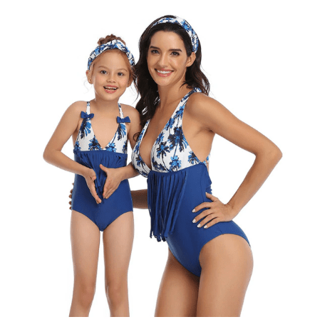 Maillot de bain mère fille une pièce
