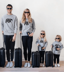 Pull mère fille avec un ours