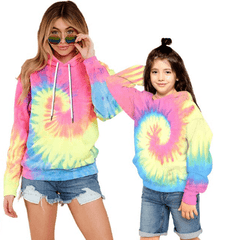 Pull mère fille coloré