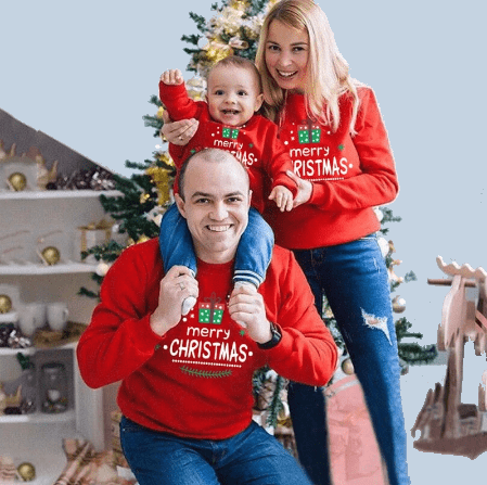 Pull noel famille joyeux noel Ma Famille D abord Ma famille d abord