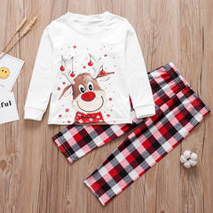 Pyjama noël famille rudolphe