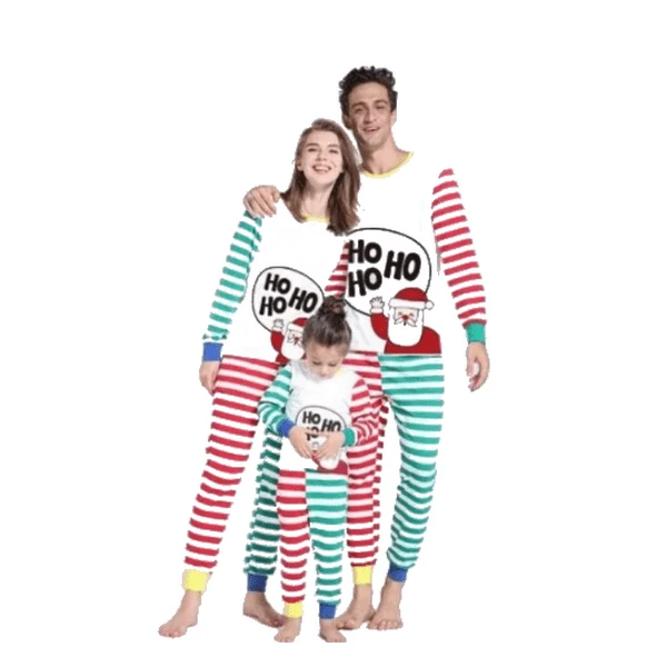 Pyjama noël famille ho ho ho