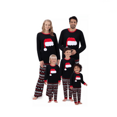 Pyjama noël famille noir