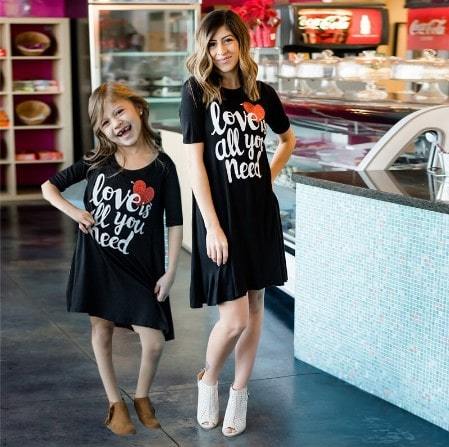 Robe mère fille amour