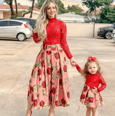 Mere et fille sales robe