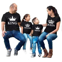 Tee shirt famille assorti roi