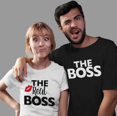 Tee shirt couple humoristique