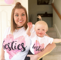Tee shirt et body mère fille