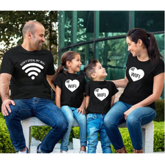 Tee shirt famille assorti Wifi