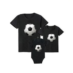 Tee shirt famille assorti football