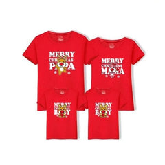 Tee shirt famille assorti noël en famille