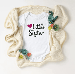 Tee shirt frère et sœur décontracté petite soeur