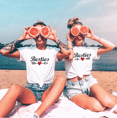 Tee shirt meilleure amie Besties