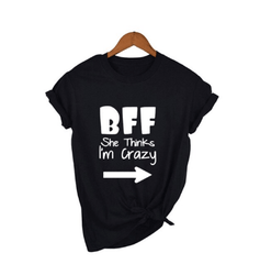 Tee shirt meilleure amie folles 1