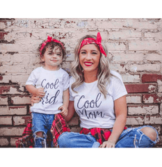 Tee shirt mère et fille cool
