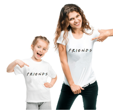 Tee shirt mère fille friends