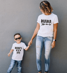 Tee shirt mère fils le fiston de sa maman