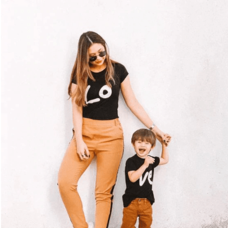 Tee shirt mère fils love