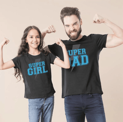 Tee shirt père fille super papa