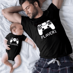 Tee shirt père fils gamer