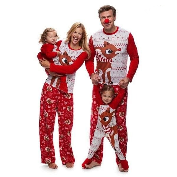 Pyjama noël famille bambi