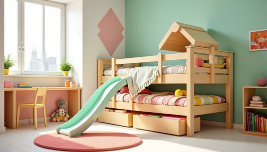 Aménagement de chambre d'enfant : comment intégrer un lit toboggan de manière fonctionnelle