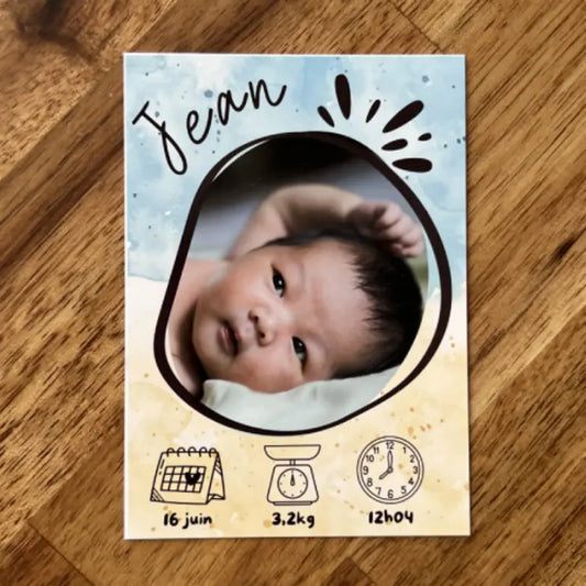 Le faire-part magnétique : un souvenir de naissance qu’on garde vraiment