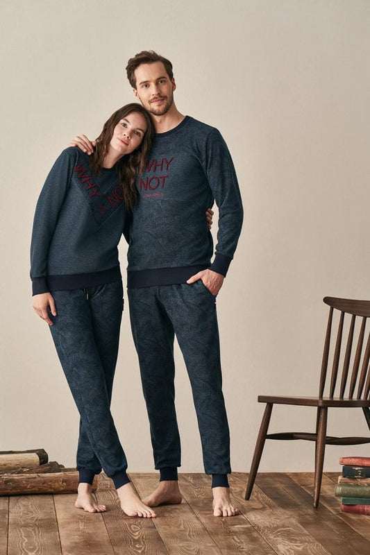 long pyjama assorti idéal pour couple 