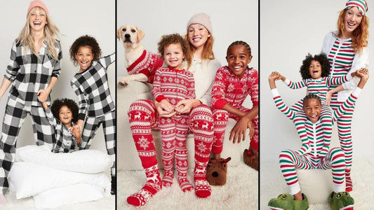 pyjamas assortis en coton pour toute la famille 