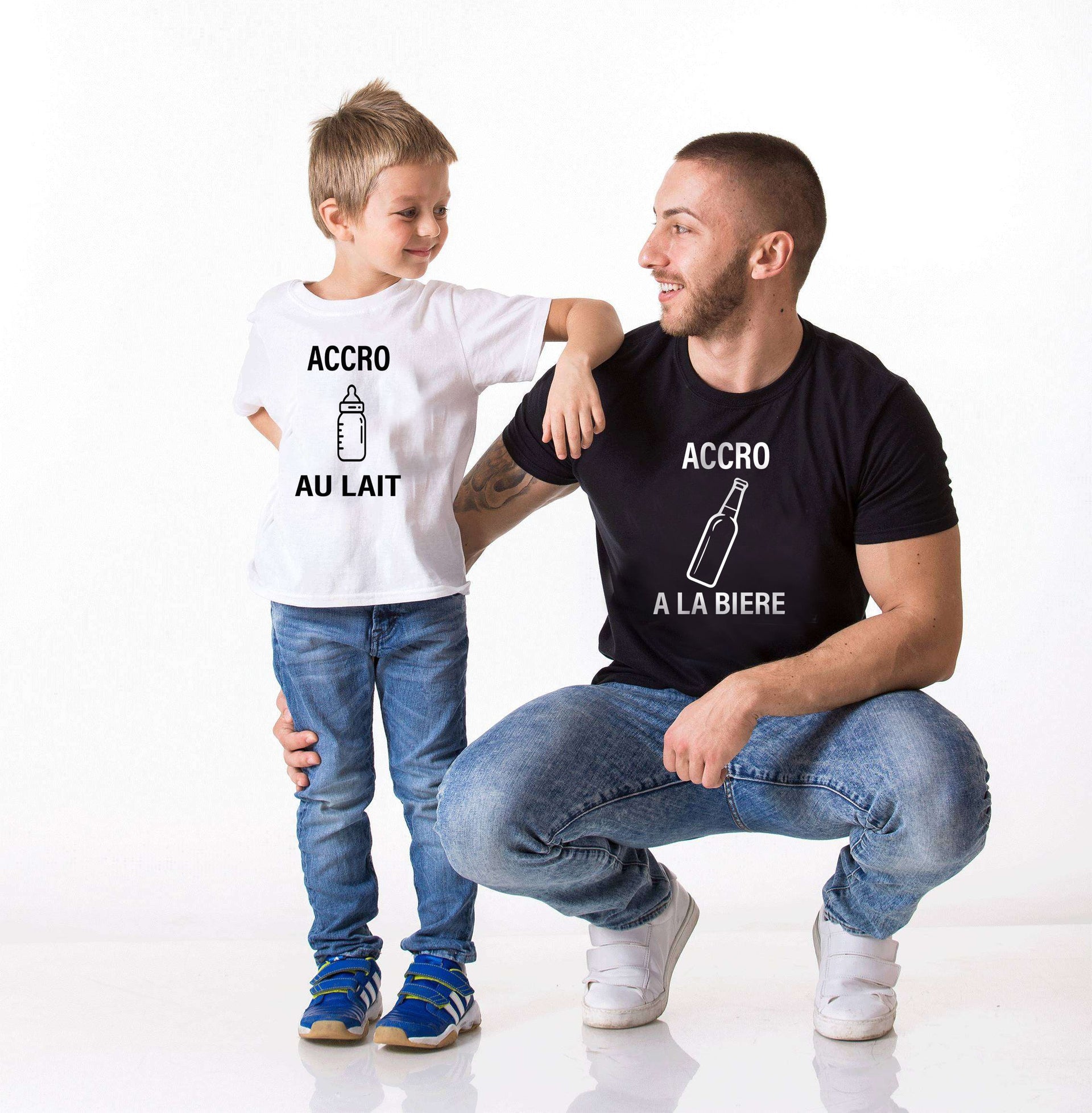 Tee shirt p re fils Ma Famille D abord Ma famille d abord