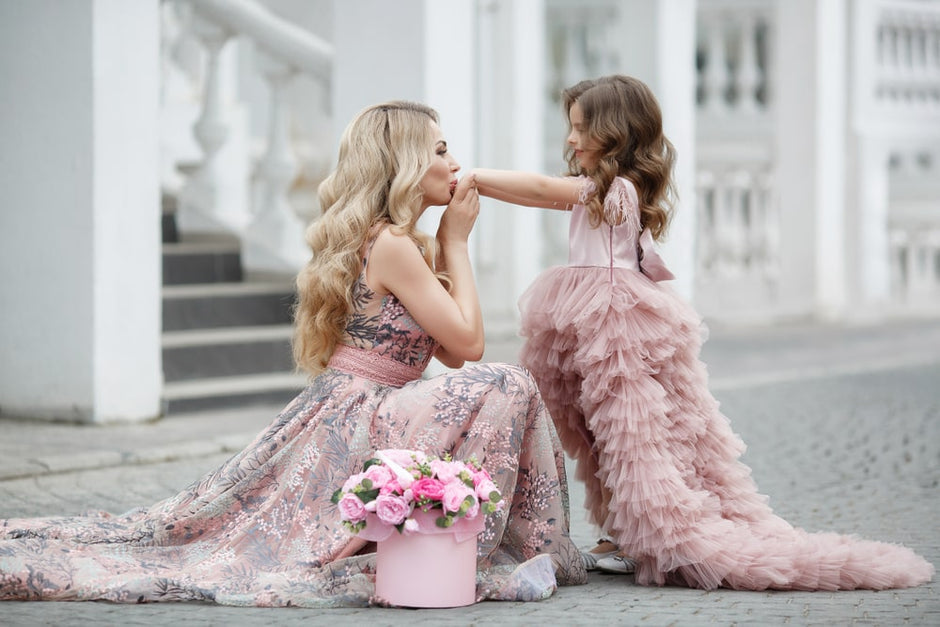 Robe Mère Fille Assortie Pour Mariage