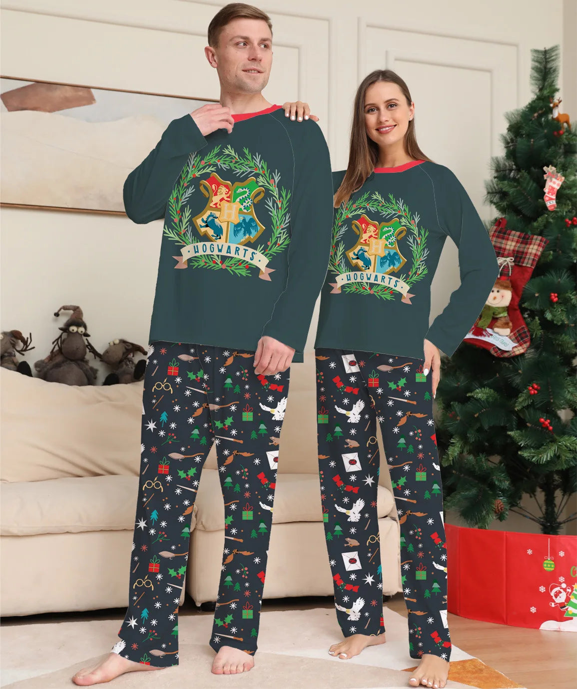 Pyjama famille assorti - maman, papa et enfant