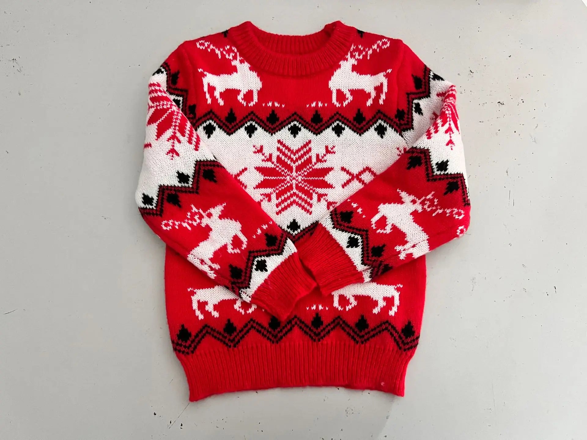 Pull de Noël assorti mère-fille