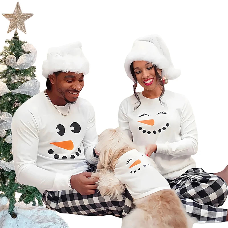 Pyjama de Noël assorti mère et enfant
