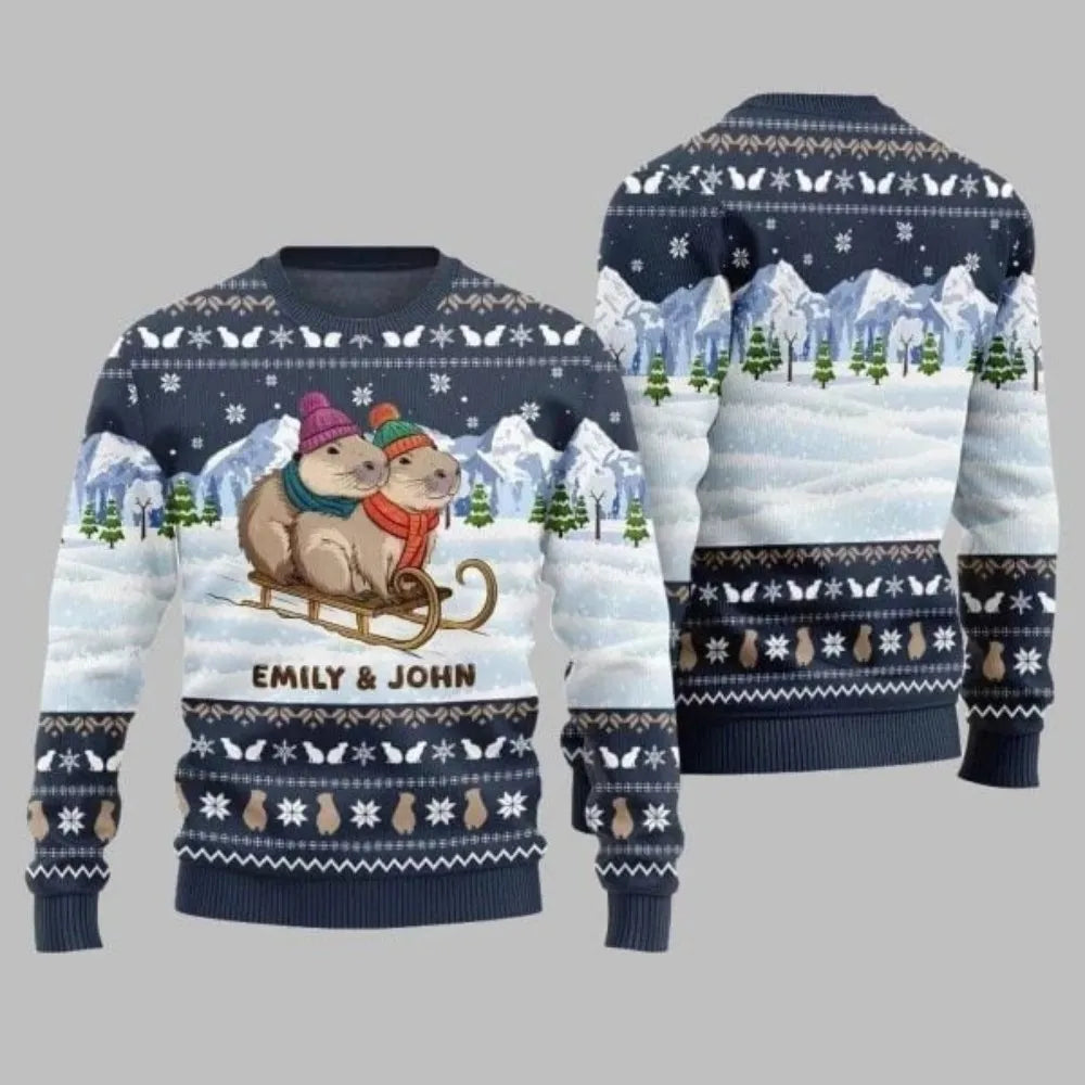 Pull assorti pour la famille - maman, papa et enfant