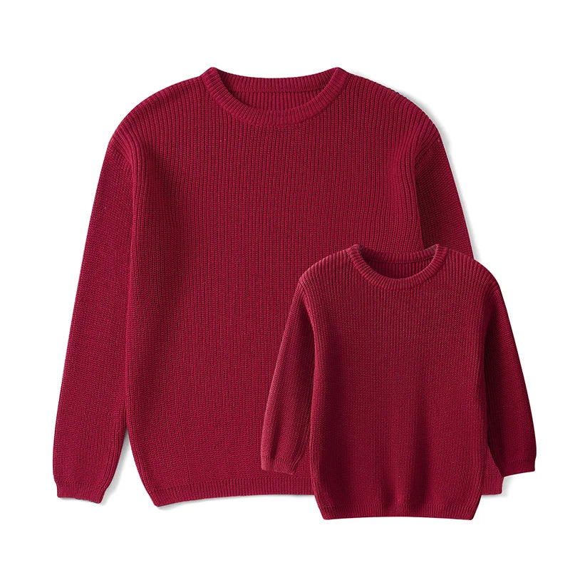 Pull identique mère-fille