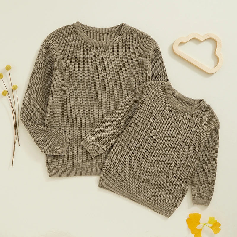 Pull identique mère-fille assorti
