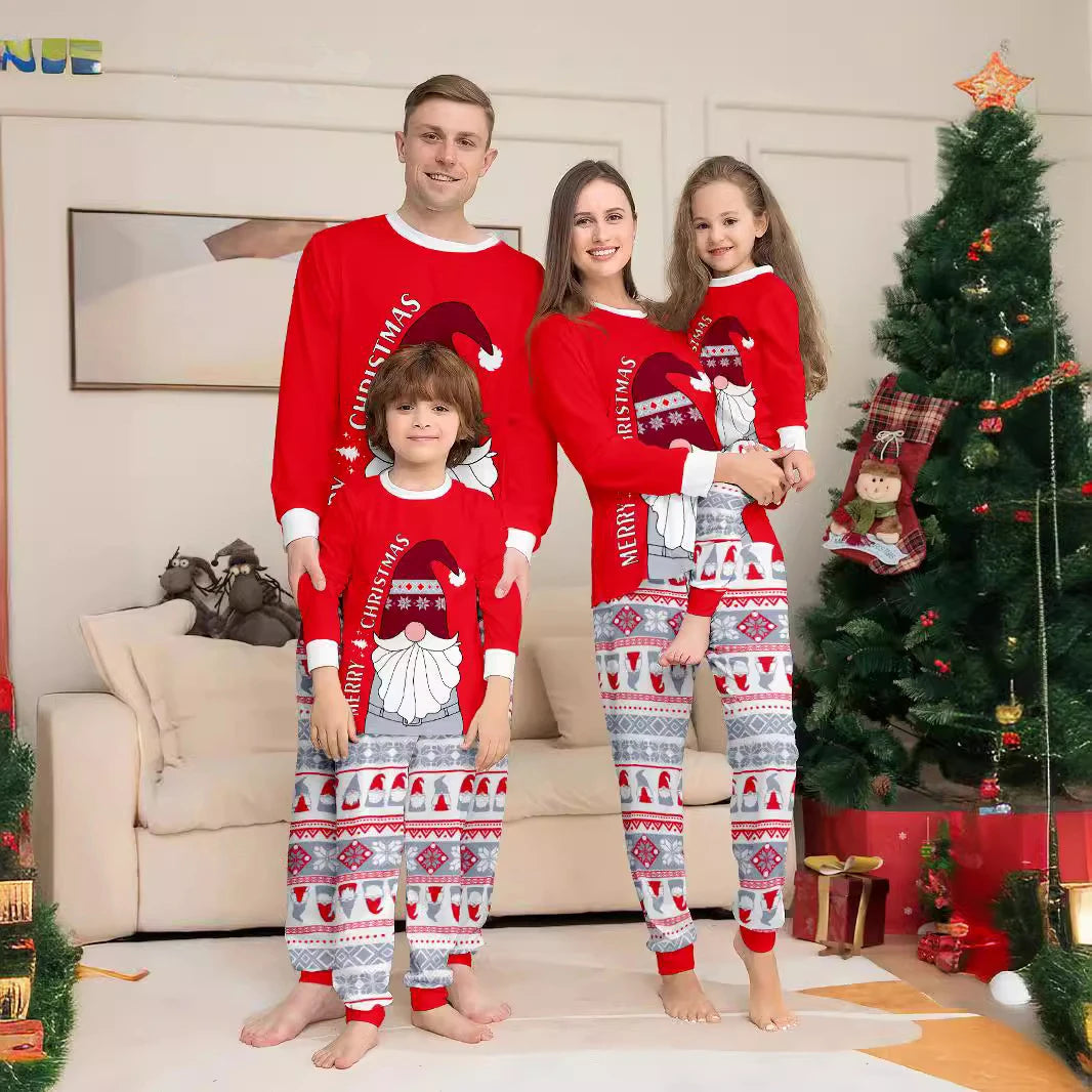 Pyjama de famille assorti - maman, papa, enfant et chien