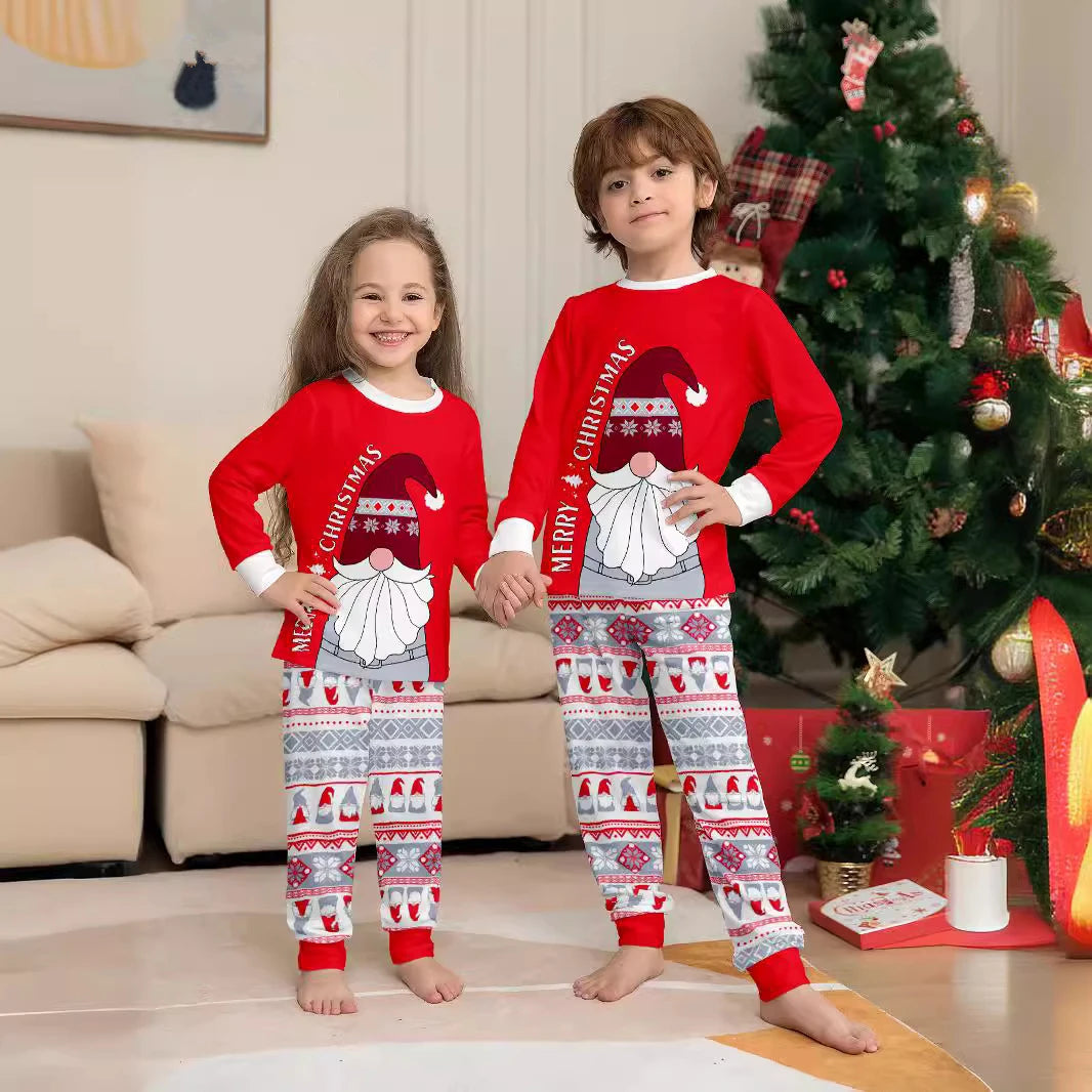 Pyjama de famille assorti - maman, papa, enfant et chien