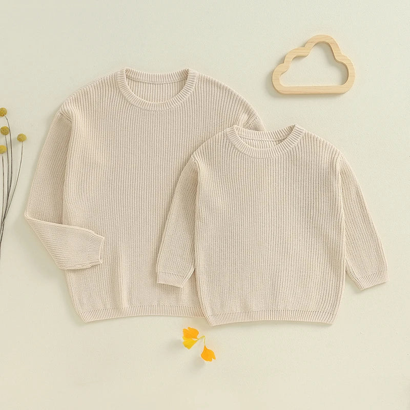 Pull identique mère-fille